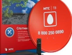 Подключение ТВ МТС