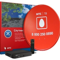 Как подключить и настроить оборудование для спутникового ТВ МТС