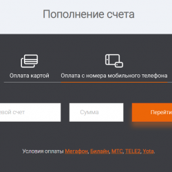 Оплата Нетбайнет